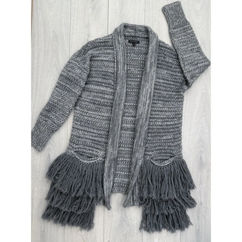 BANANA REPUBLIC Fringe Cardigan R. $168 - Picture 9 of 11